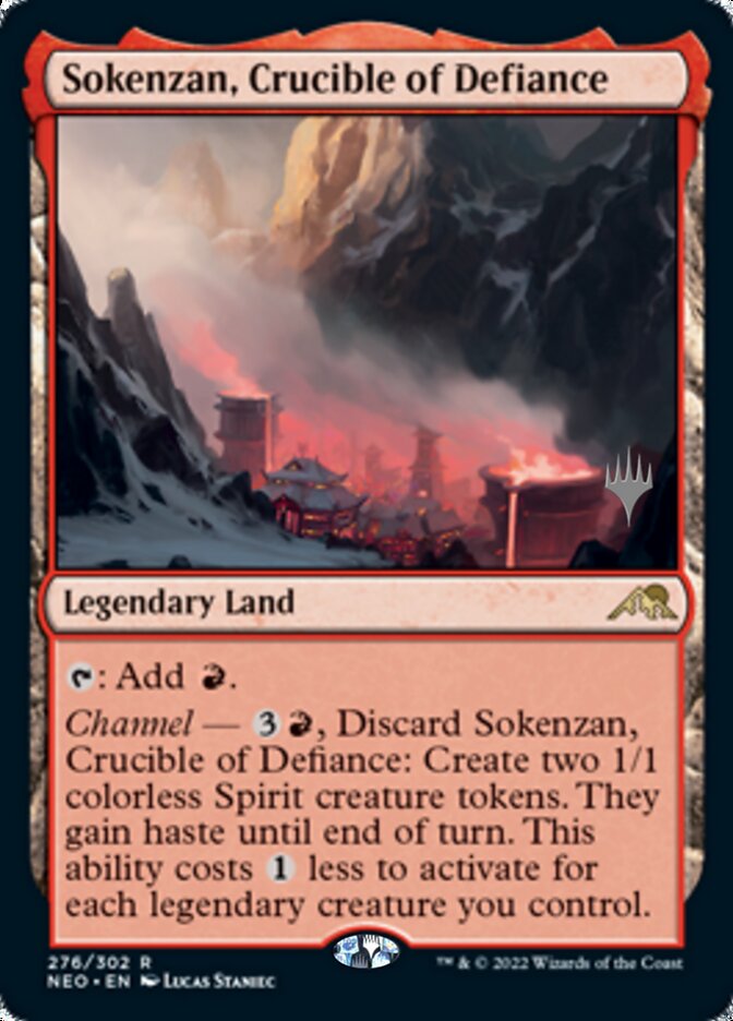 Sokenzan, Crucible of Defiance - [Promo] Kamigawa: Neon Dynasty Promos (PNEO)