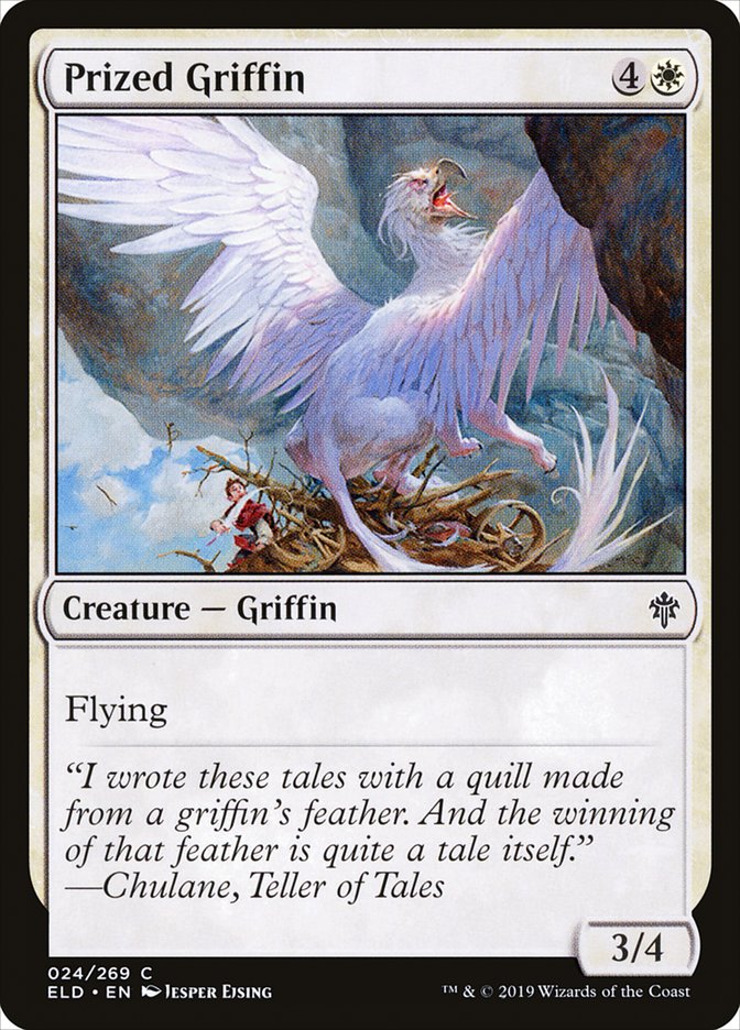 Prized Griffin - [Foil] Throne of Eldraine (ELD)