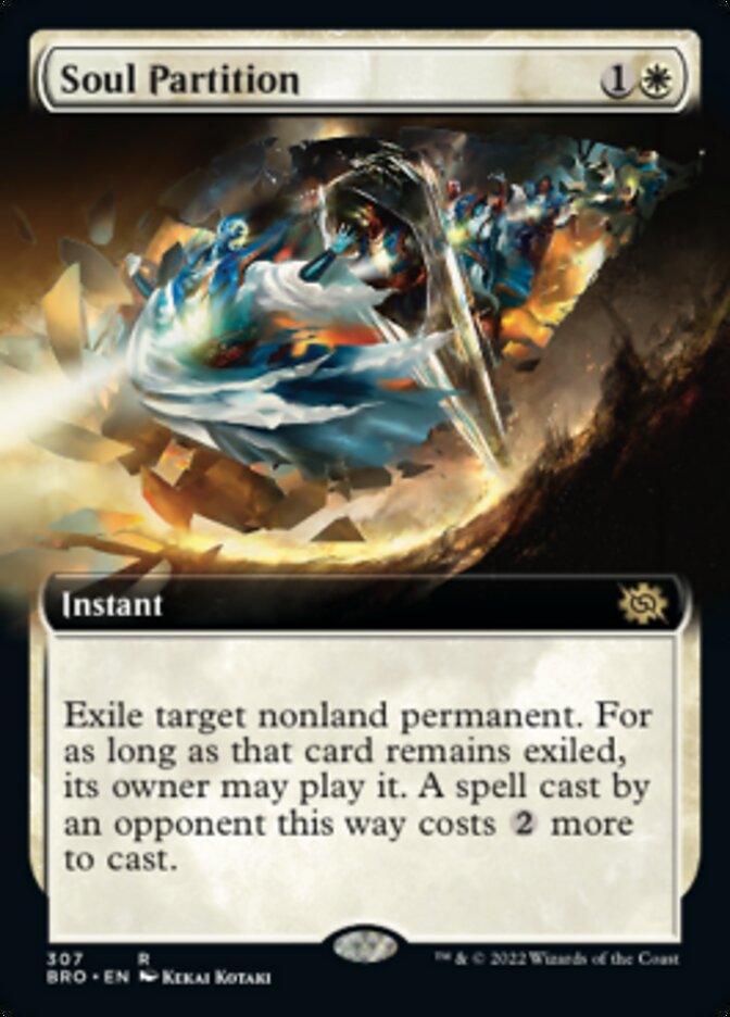 Soul Partition - [Foil, Extended Art] The Brothers' War (BRO)