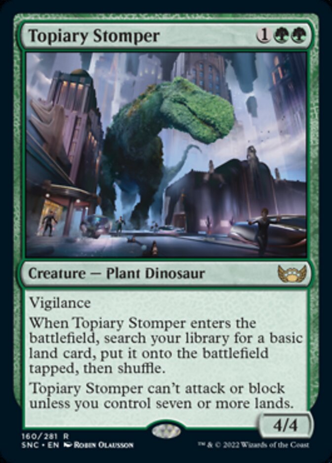 Topiary Stomper - [Foil] Streets of New Capenna (SNC)