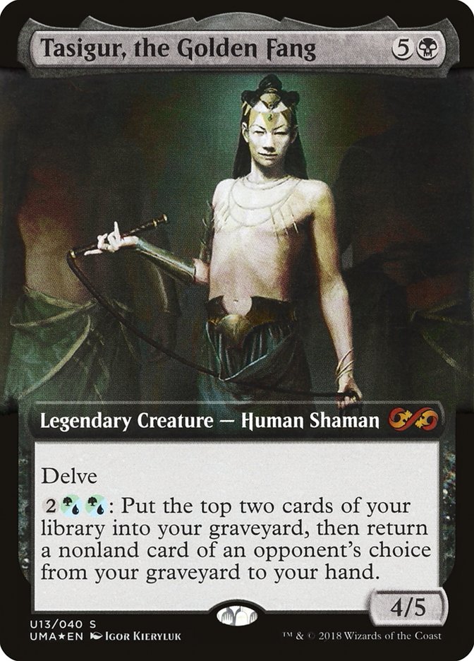 Tasigur, the Golden Fang - [Foil, Promo] Ultimate Box Topper (PUMA)