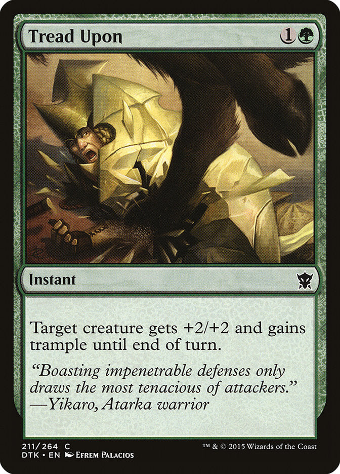 Tread Upon - [Foil] Dragons of Tarkir (DTK)