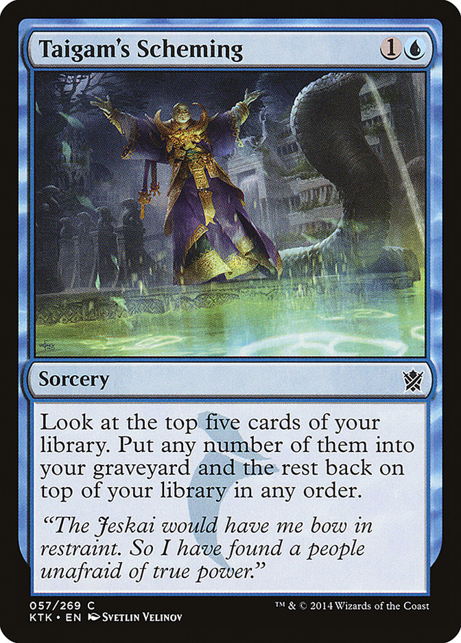 Taigam's Scheming - [Foil] Khans of Tarkir (KTK)