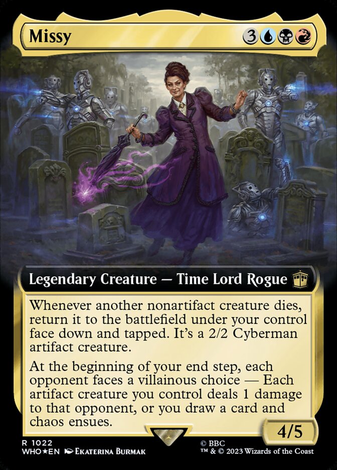 Missy - [Surge Foil, Extended Art] Doctor Who (WHO)