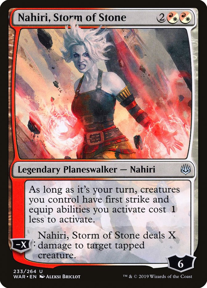 Nahiri, Storm of Stone - [Foil] War of the Spark (WAR)