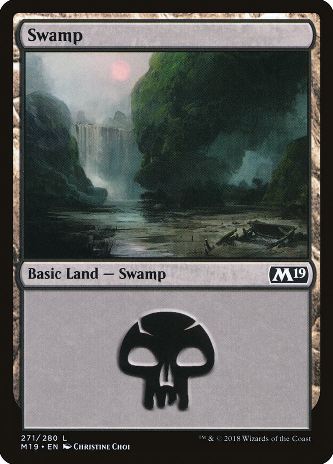 Swamp - [Foil] Core Set 2019 (M19)