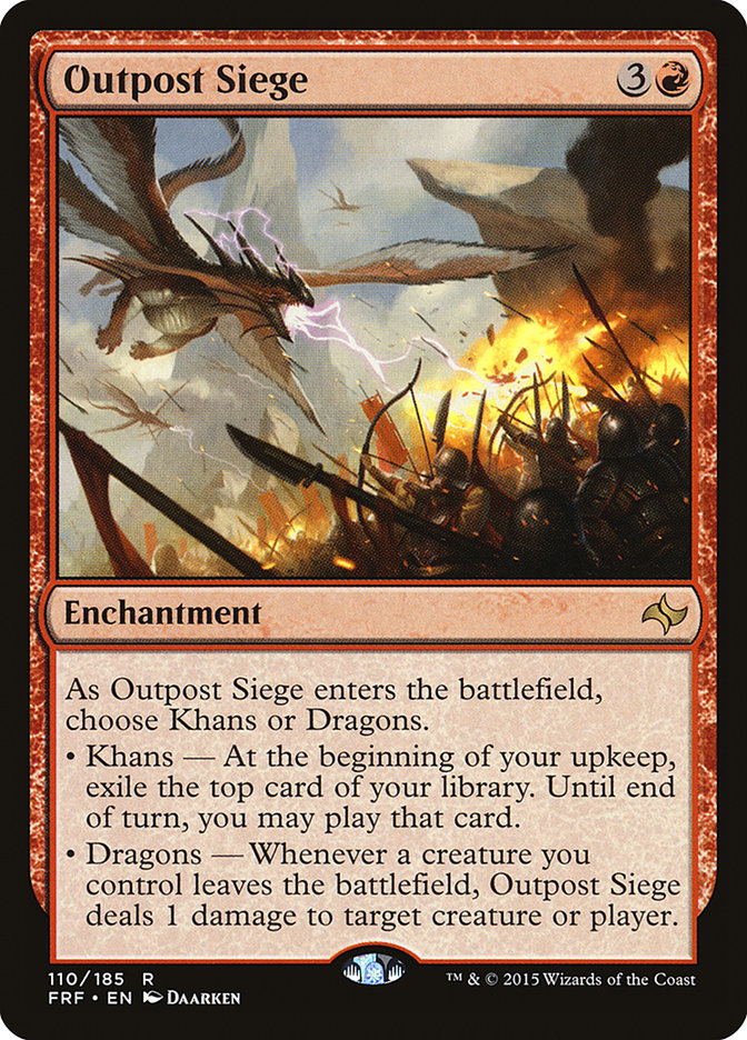Outpost Siege - [Foil] Fate Reforged (FRF)