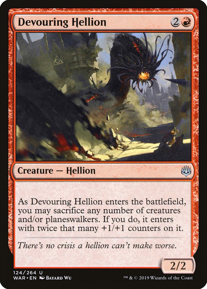 Devouring Hellion - [Foil] War of the Spark (WAR)
