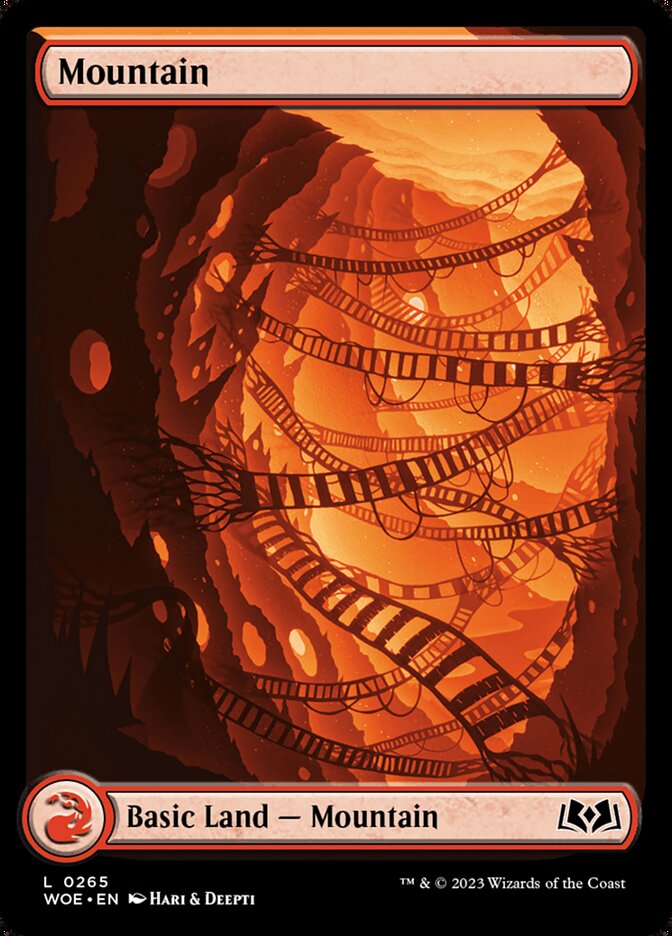 Mountain (265) - [Foil] Wilds of Eldraine (WOE)