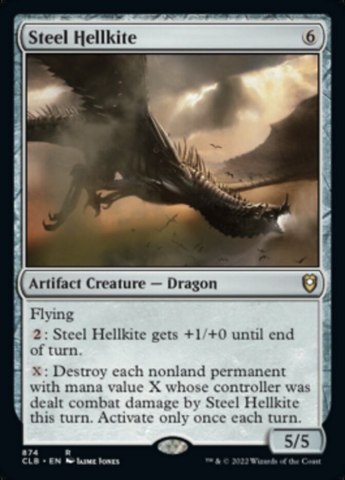 Steel Hellkite - Commander Legends: Battle for Baldur's Gate (CLB)