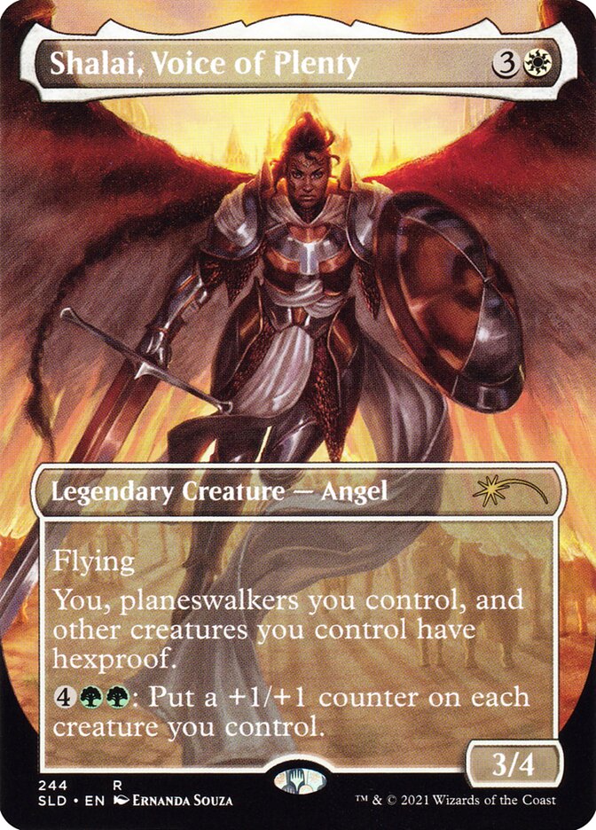 Shalai, Voice of Plenty (244) - [Foil, Borderless] Secret Lair Drop (SLD)