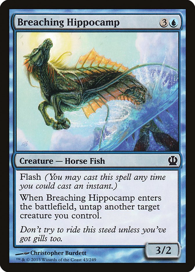 Breaching Hippocamp - [Foil] Theros (THS)