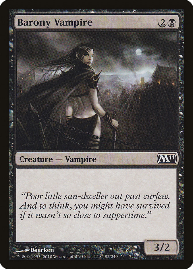 Barony Vampire - [Foil] Magic 2011 (M11)