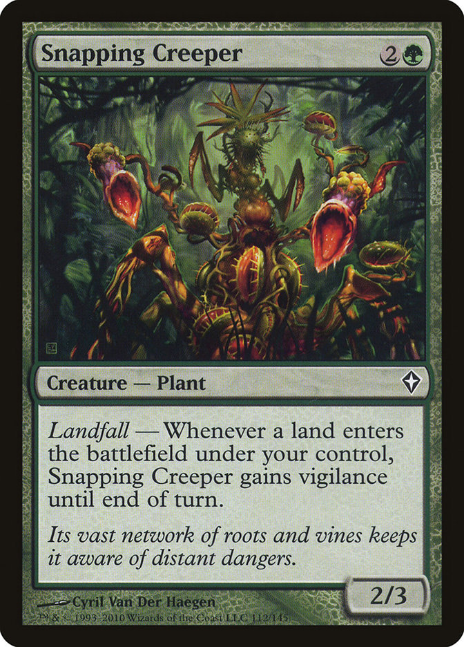Snapping Creeper - [Foil] Worldwake (WWK)