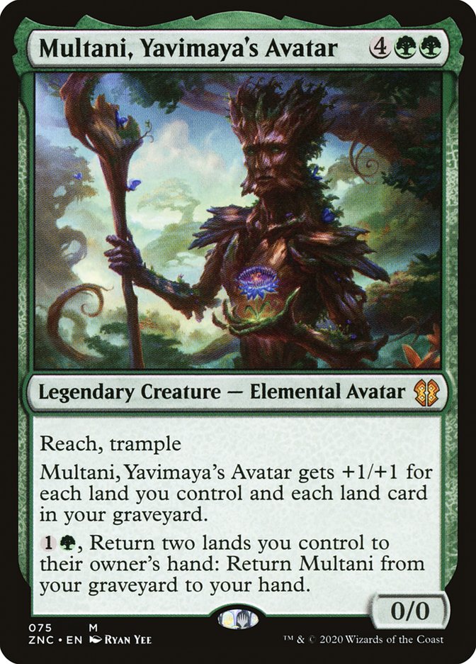 Multani, Yavimaya's Avatar - [Foil] Zendikar Rising Commander (ZNC)