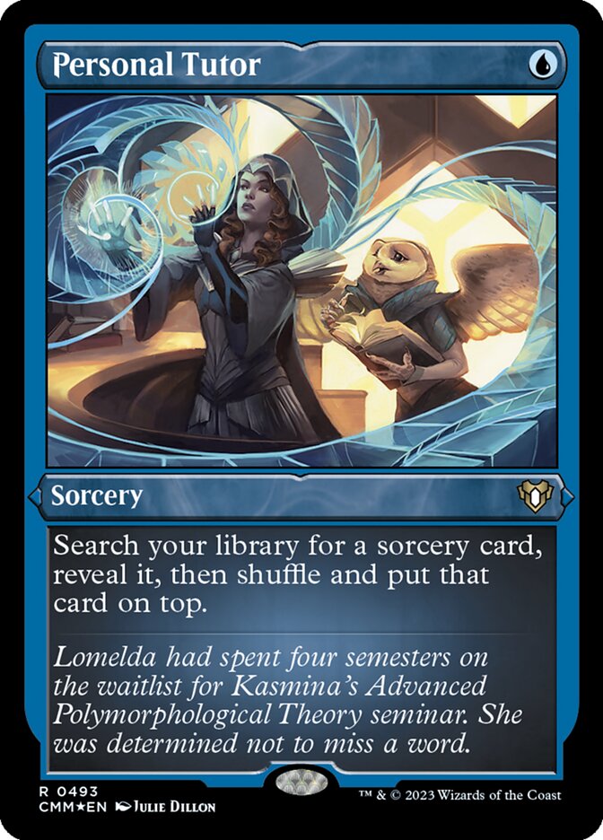 Personal Tutor - [Etched Foil] Commander Masters (CMM)
