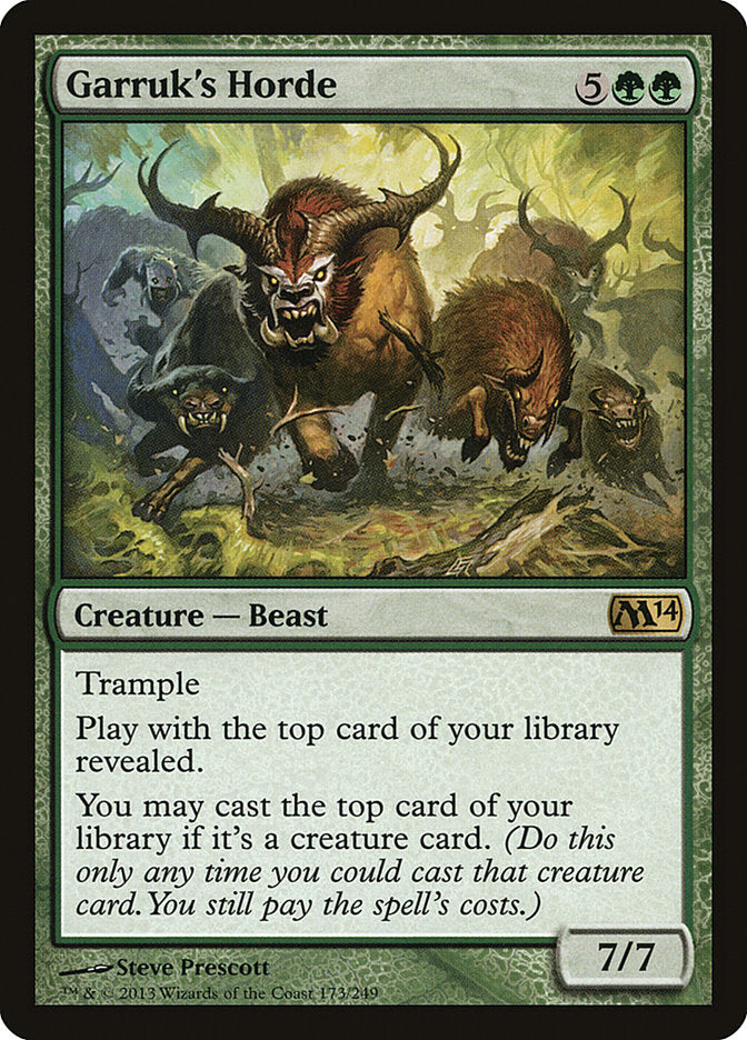 Garruk's Horde - [Foil] Magic 2014 (M14)