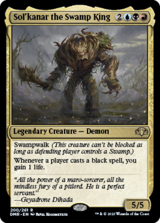 Sol'kanar the Swamp King - [Foil] Dominaria Remastered (DMR)