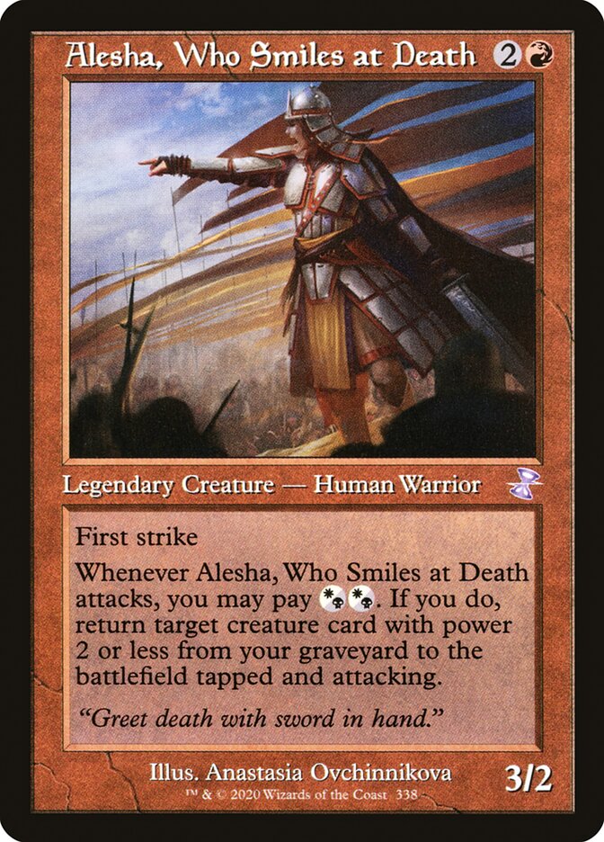 Alesha, Who Smiles at Death - [Foil, Retro Frame] Time Spiral Remastered (TSR)