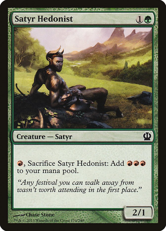 Satyr Hedonist - [Foil] Theros (THS)