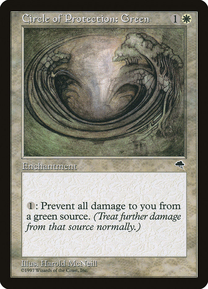 Circle of Protection: Green - [Retro Frame] Tempest (TMP)