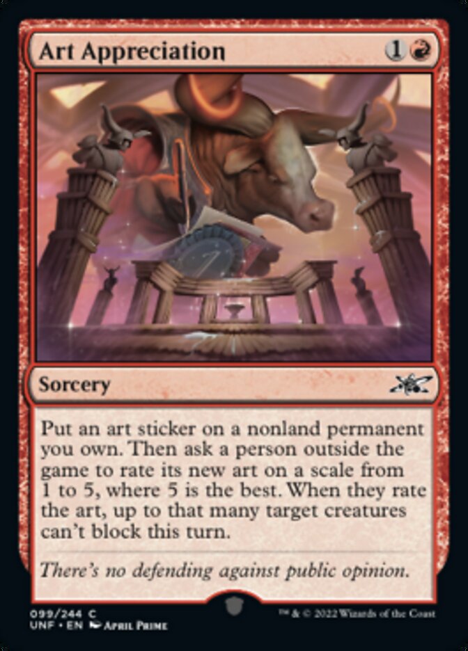 Art Appreciation - [Foil] Unfinity (UNF)