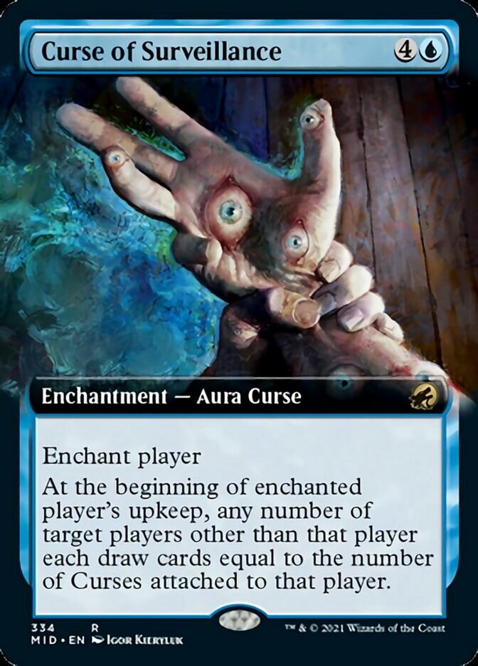 Curse of Surveillance - [Extended Art] Innistrad: Midnight Hunt (MID)