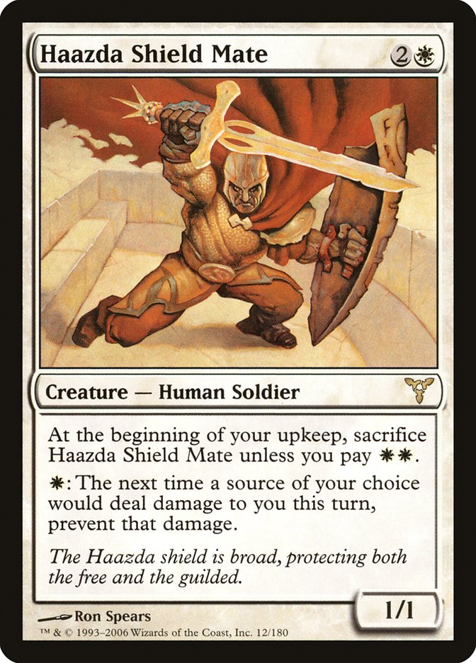 Haazda Shield Mate - [Foil] Dissension (DIS)