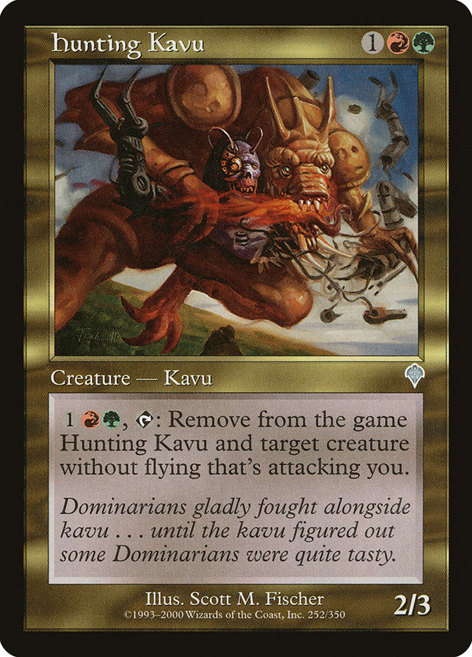 Hunting Kavu - [Foil, Retro Frame] Invasion (INV)