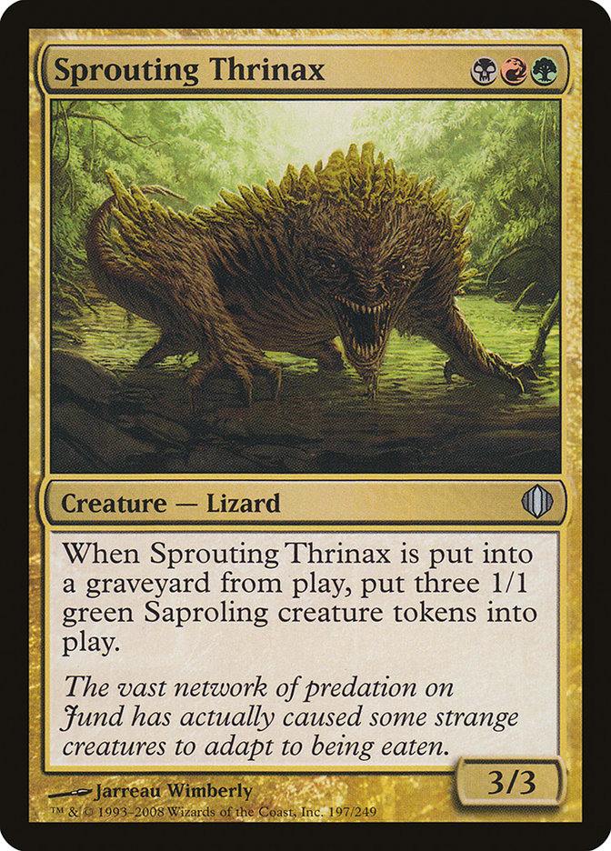 Sprouting Thrinax - [Foil] Shards of Alara (ALA)