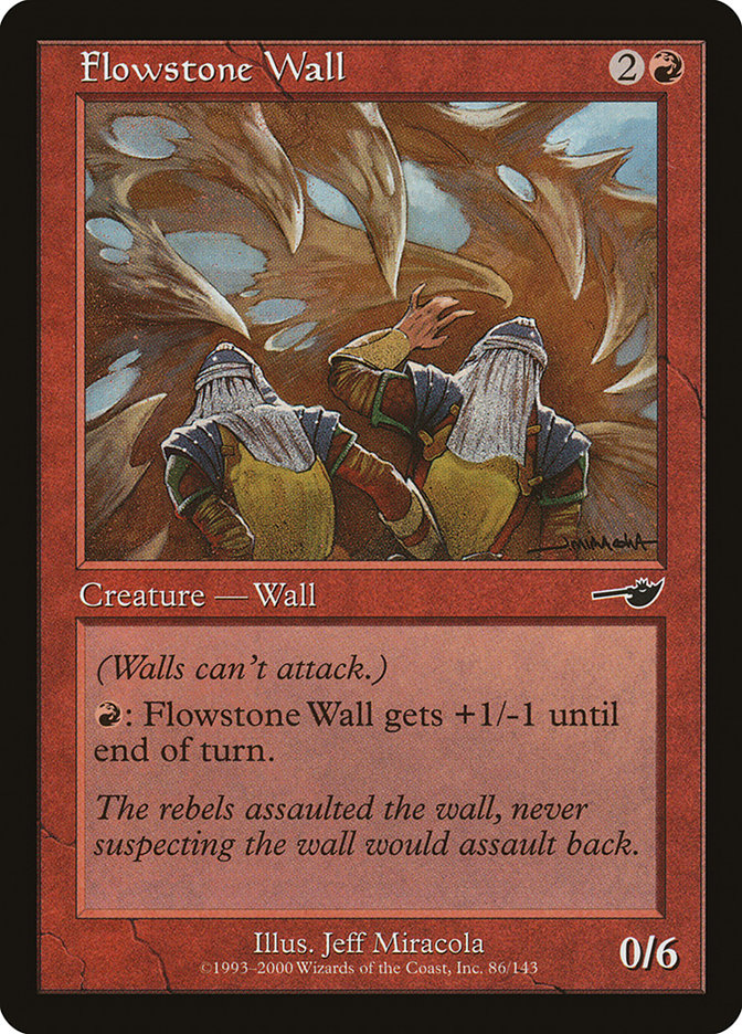 Flowstone Wall - [Foil] Nemesis (NEM)