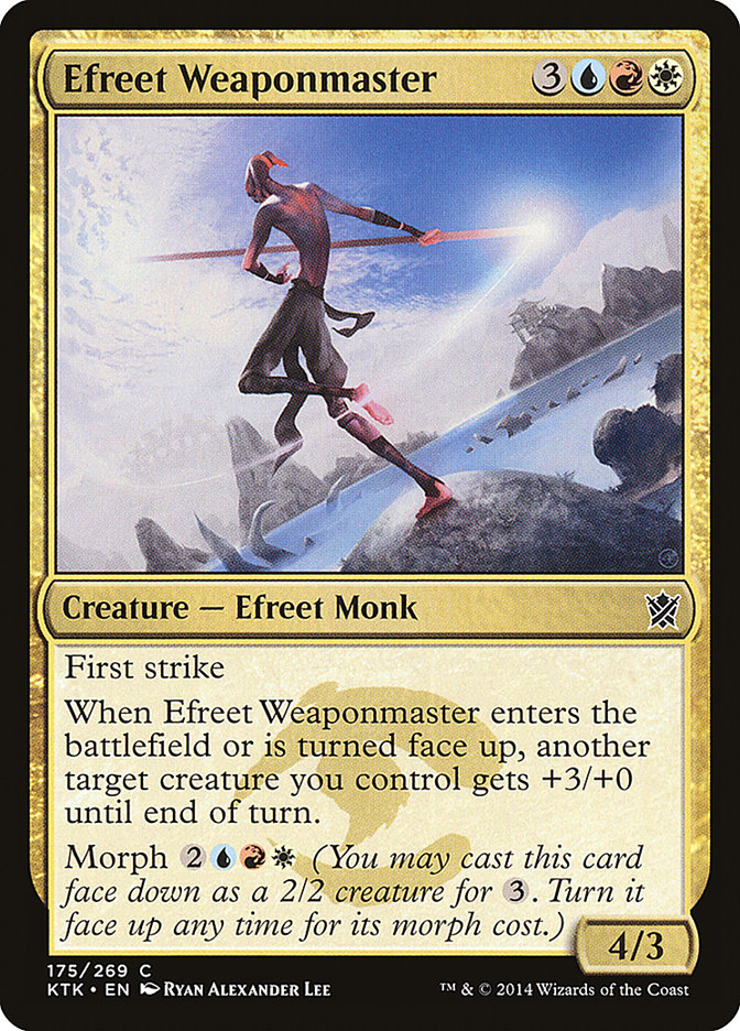 Efreet Weaponmaster - [Foil] Khans of Tarkir (KTK)