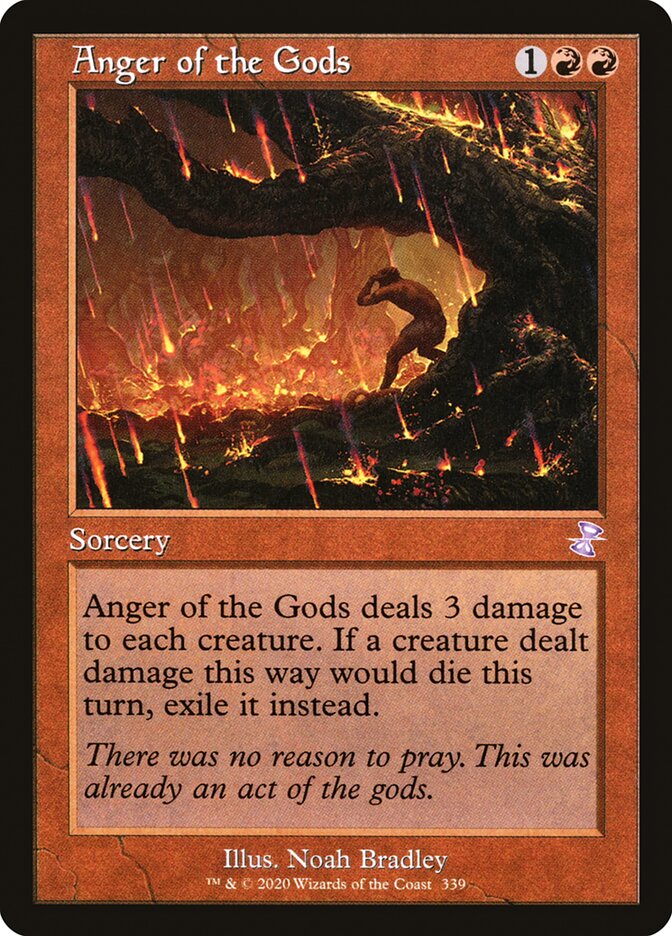 Anger of the Gods - [Foil, Retro Frame] Time Spiral Remastered (TSR)