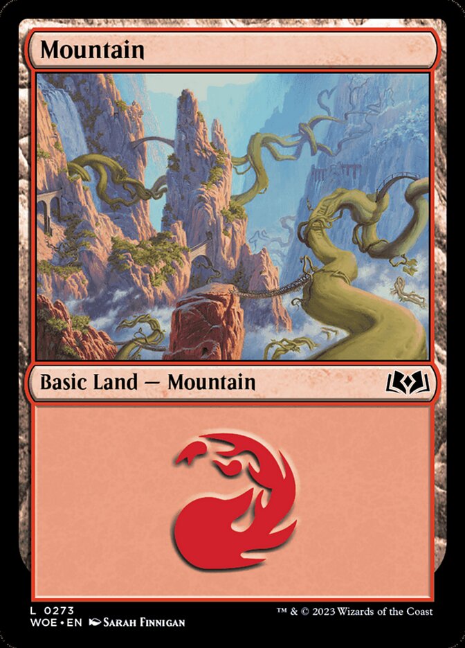 Mountain (273) - [Foil] Wilds of Eldraine (WOE)
