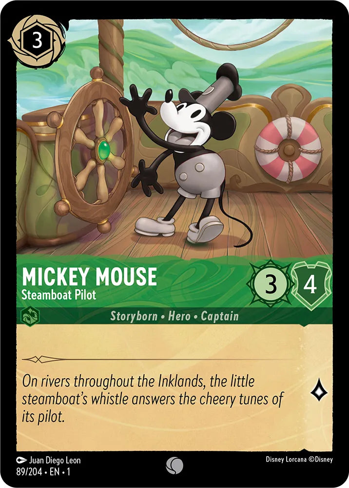 Mickey Mouse - Steamboat Pilot - [Foil] The First Chapter (1)