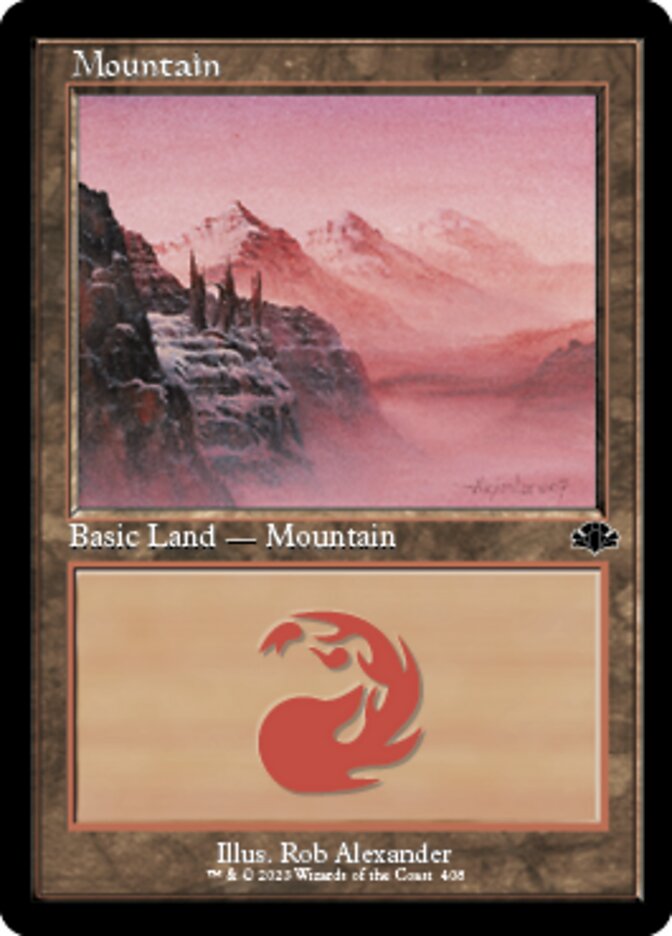 Mountain (408) - [Retro Frame] Dominaria Remastered (DMR)