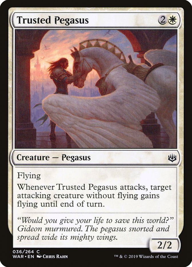 Trusted Pegasus - [Foil] War of the Spark (WAR)