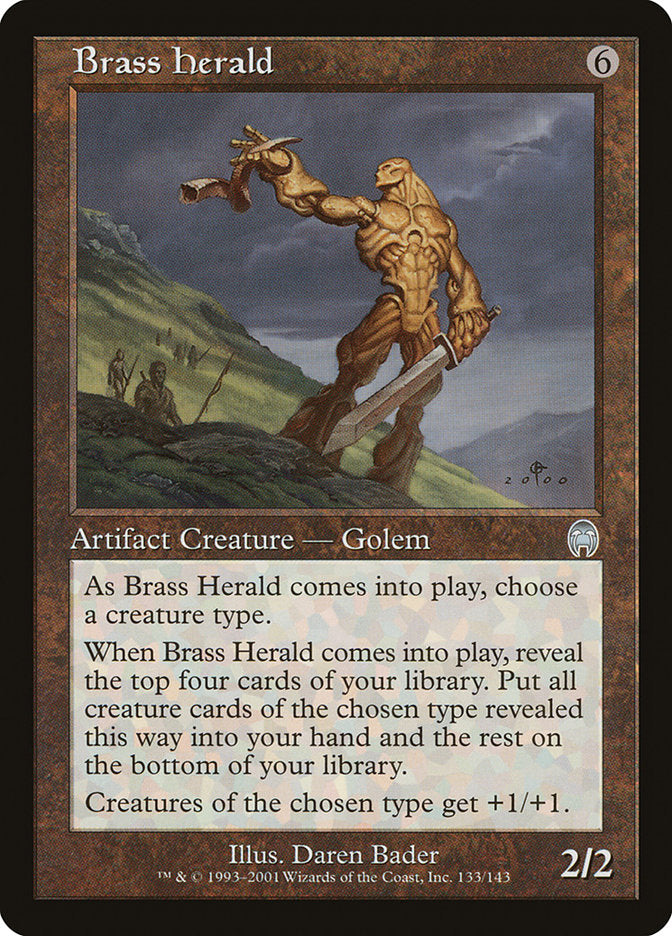 Brass Herald - [Foil] Apocalypse (APC)