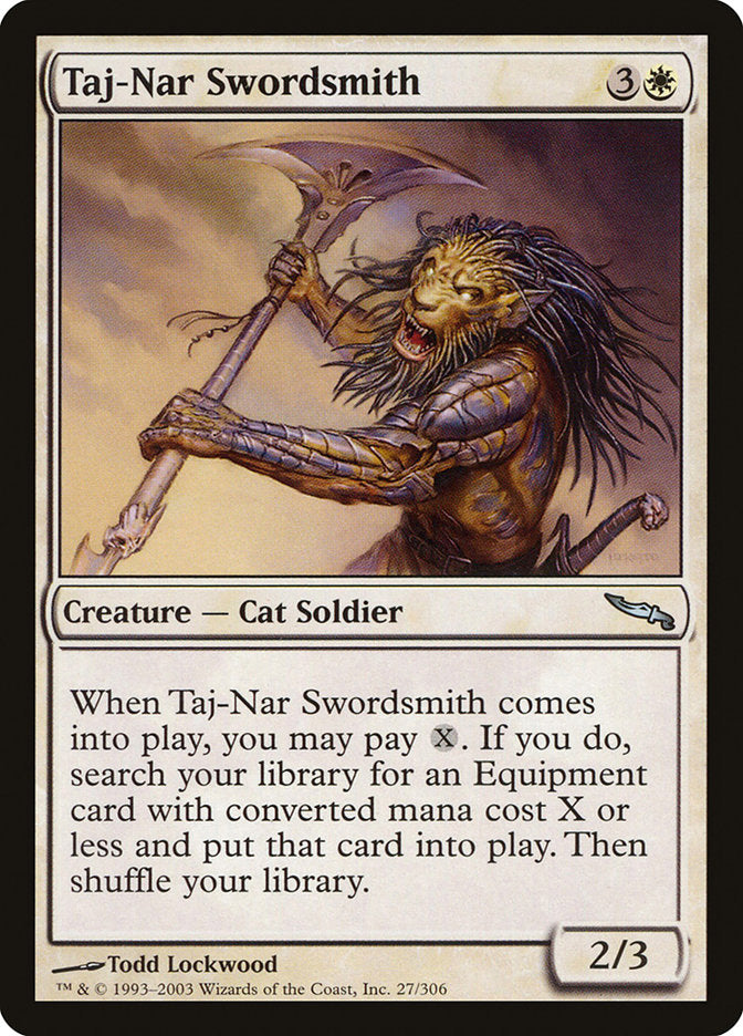 Taj-Nar Swordsmith - [Foil] Mirrodin (MRD)