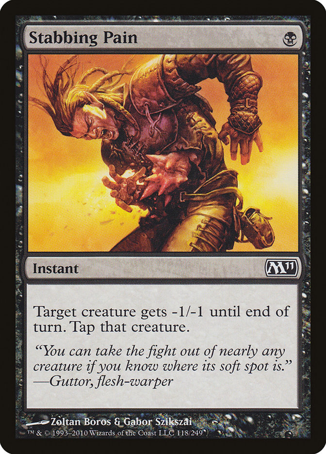 Stabbing Pain - [Foil] Magic 2011 (M11)