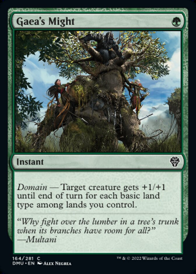 Gaea's Might - [Foil] Dominaria United (DMU)