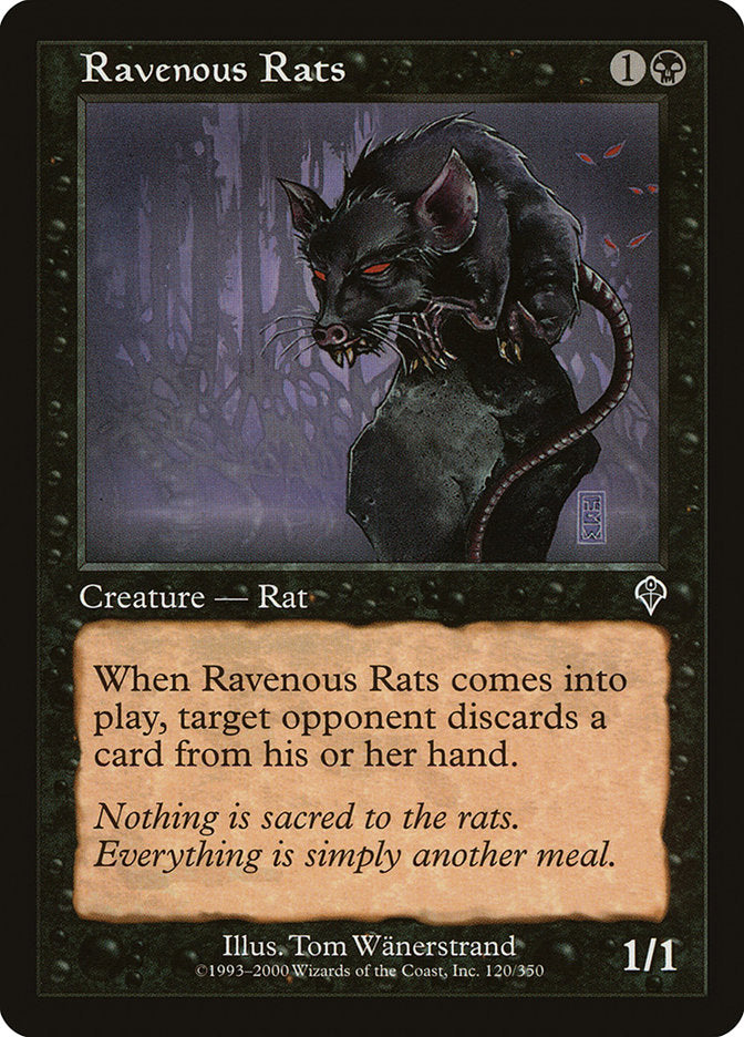 Ravenous Rats - [Foil, Retro Frame] Invasion (INV)