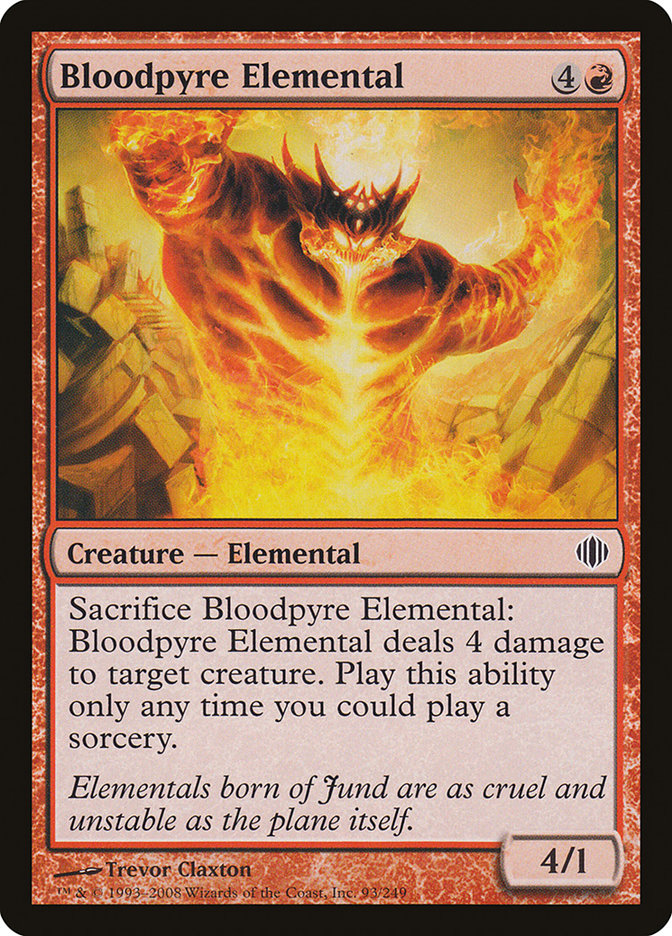 Bloodpyre Elemental - [Foil] Shards of Alara (ALA)
