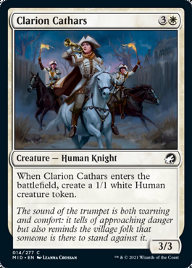 Clarion Cathars - Innistrad: Midnight Hunt (MID)
