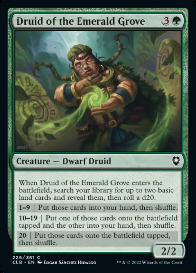 Druid of the Emerald Grove - [Foil] Commander Legends: Battle for Baldur's Gate (CLB)