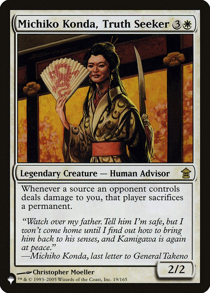 Michiko Konda, Truth Seeker - [Foil] The List (PLIST)