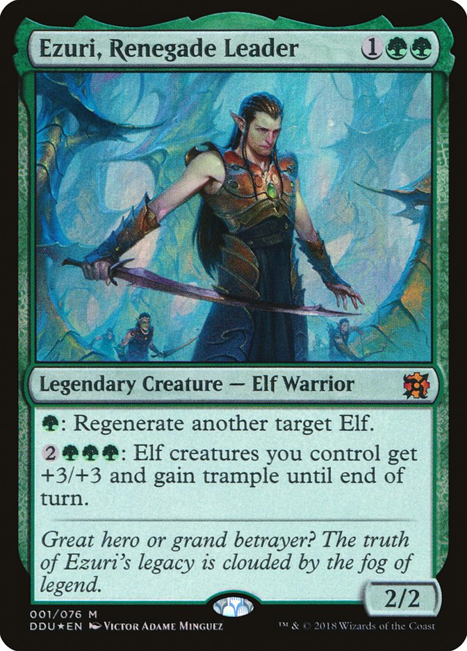 Ezuri, Renegade Leader - [Foil] Duel Decks: Elves vs. Inventors (DDU)