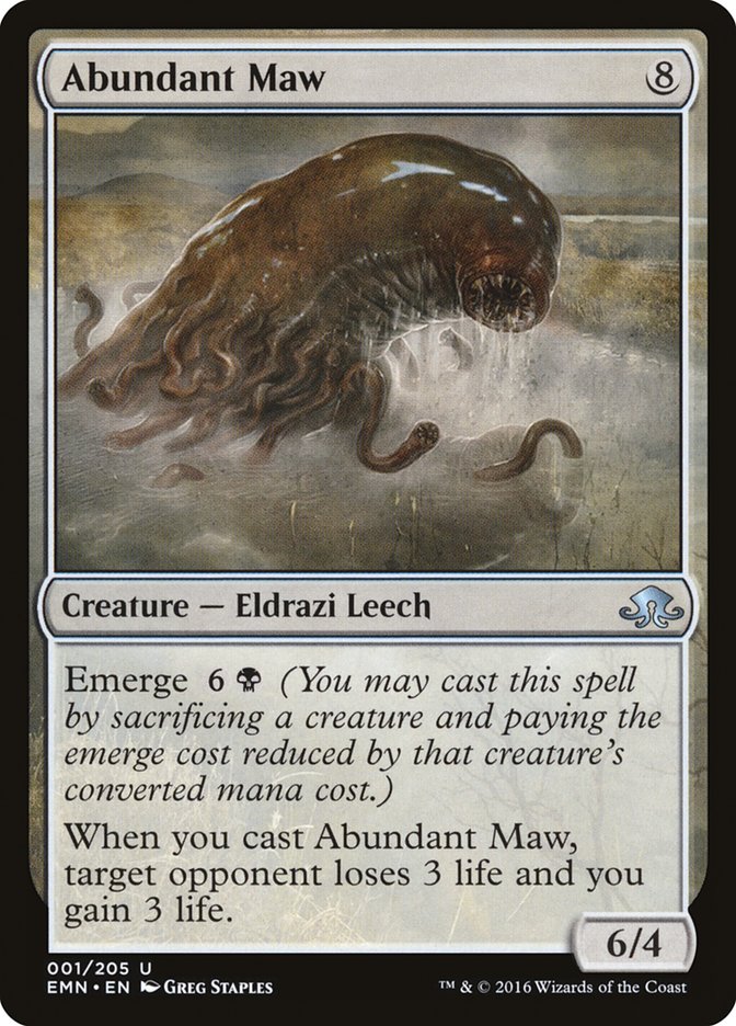 Abundant Maw - [Foil] Eldritch Moon (EMN)