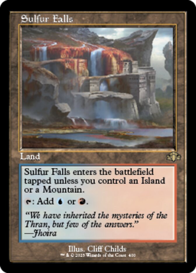 Sulfur Falls - [Retro Frame] Dominaria Remastered (DMR)