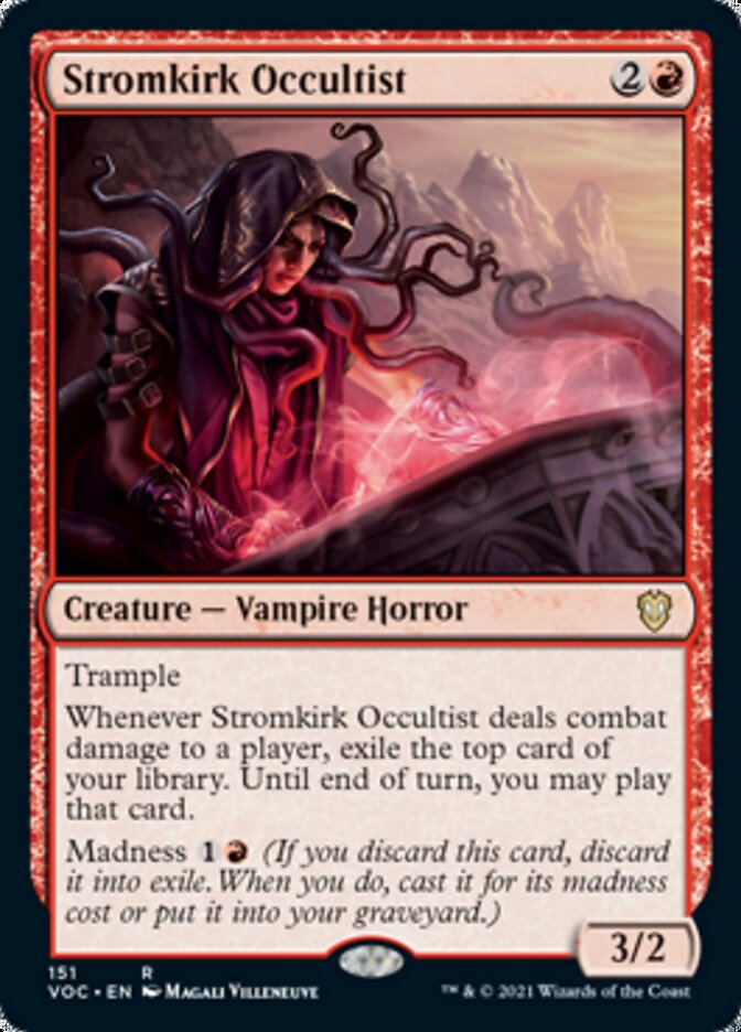 Stromkirk Occultist - [Foil] Crimson Vow Commander (VOC)